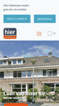 Mobile Screenshot of hiermakelaars.nl